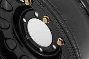 Rough Country - RC51-7655SL | Rough Country Steel Simulated Bead Lock Wheel Black | 17x9 | 6x5.5 | 4.25 Bore | -12 - Image 3