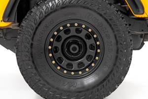 Rough Country - RC51-7655SL | Rough Country Steel Simulated Bead Lock Wheel Black | 17x9 | 6x5.5 | 4.25 Bore | -12 - Image 5