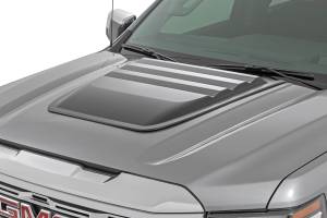 Rough Country - HS40010-GCN | Rough Country Hood Scoop GMC Sierra 1500 2WD/4WD | Fire Red - Image 2