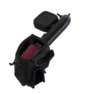 75-5197 | S&B Filters Cold Air Intake (2023-2024 F250, F350 Super Duty 7.3L) Oiled Cotton Cleanable Red
