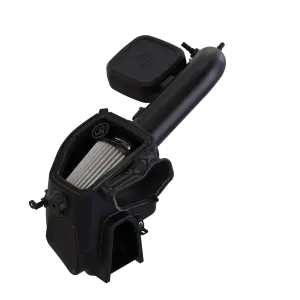 75-5197D | S&B Filters Cold Air Intake (2023-2024 F250, F350 Super Duty 7.3L) Dry Extendable White