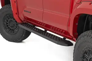44011 | Rough Country RPT2 Running Board Double Cab | Black | Toyota Tacoma 2WD/4WD (2024-2025)