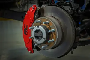 Rough Country - 71153 | Rough Country Caliper Covers For Ford F-250 / F-350 Super Duty 2WD/4WD | Front And Rear, Red - Image 5