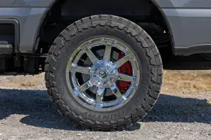Rough Country - 71153 | Rough Country Caliper Covers For Ford F-250 / F-350 Super Duty 2WD/4WD | Front And Rear, Red - Image 8