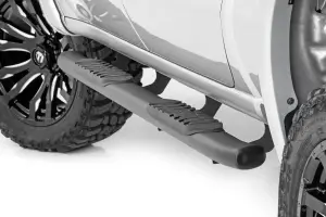Rough Country - 21002 | Rough Country Oval Nerf Steps For Chevrolet Silverado / GMC Sierra 1500, 2500 HD & 3500 HD | Crew Cab - Image 2