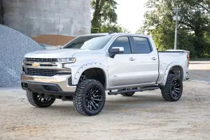 Rough Country - 21002 | Rough Country Oval Nerf Steps For Chevrolet Silverado / GMC Sierra 1500, 2500 HD & 3500 HD | Crew Cab - Image 6