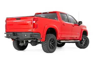 Rough Country - 21002S | Rough Country Oval Nerf Steps, Stainless For Chevrolet Silverado / GMC Sierra 1500, 2500 HD & 3500 HD | Crew Cab - Image 4