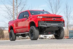 Rough Country - 21002S | Rough Country Oval Nerf Steps, Stainless For Chevrolet Silverado / GMC Sierra 1500, 2500 HD & 3500 HD | Crew Cab - Image 5