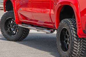 Rough Country - 21002S | Rough Country Oval Nerf Steps, Stainless For Chevrolet Silverado / GMC Sierra 1500, 2500 HD & 3500 HD | Crew Cab - Image 8
