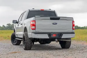 Rough Country - 14011 | Rough Country OV2 Running Boards Side Step Bars For Ford F150 / F-150 Raptor / 2017 - 2026 Ford F-250 & F-350 Super Duty / F-150 Lightning | Crew Cab - Image 6