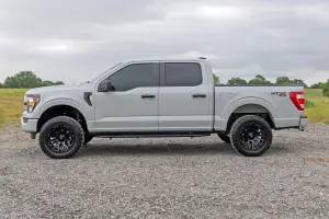 Rough Country - 14011 | Rough Country OV2 Running Boards Side Step Bars For Ford F150 / F-150 Raptor / 2017 - 2026 Ford F-250 & F-350 Super Duty / F-150 Lightning | Crew Cab - Image 4