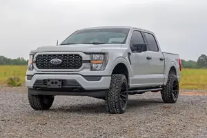 Rough Country - 14011 | Rough Country OV2 Running Boards Side Step Bars For Ford F150 / F-150 Raptor / 2017 - 2026 Ford F-250 & F-350 Super Duty / F-150 Lightning | Crew Cab - Image 5