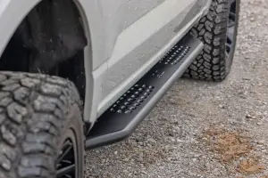 Rough Country - 14011 | Rough Country OV2 Running Boards Side Step Bars For Ford F150 / F-150 Raptor / 2017 - 2026 Ford F-250 & F-350 Super Duty / F-150 Lightning | Crew Cab - Image 3