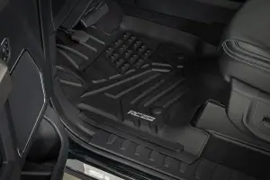 Rough Country - FF-5171 | Rough Country Flex-Fit Floor Mats For Ford F-250 / F-350 Super Duty 2WD/4WD | Front Row - Image 2