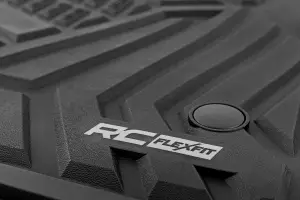 Rough Country - FF-5171 | Rough Country Flex-Fit Floor Mats For Ford F-250 / F-350 Super Duty 2WD/4WD | Front Row - Image 3