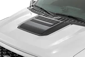 Rough Country - HS30010-EA | Rough Country Hood Scoop For Ford F-150 | Hot Pepper Red - Image 3