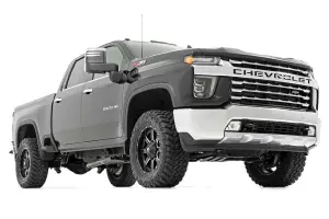 Rough Country - 95850 | Rough Country 3 Inch Lift Kit For Silverado, Sierra 2500 HD & 3500 HD | Aluminum Finish Arms, No Factory Rear Overload Springs, Vertex Reservoir Shocks - Image 3