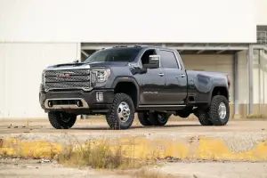 Rough Country - 95670 | Rough Country 3 Inch Lift Kit For CHevrolet Silverado / GMC Sierra 3500 HD 2WD/4WD | Aluminum Finish Arm, V2 Monotube Shocks - Image 4