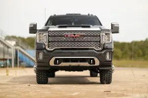 Rough Country - 95670 | Rough Country 3 Inch Lift Kit For CHevrolet Silverado / GMC Sierra 3500 HD 2WD/4WD | Aluminum Finish Arm, V2 Monotube Shocks - Image 8