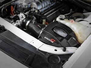 Afe - Advance Flow Engineering - 52-72204-CF | AFE Power Black Series Carbon Fiber Cold Air Intake System w/ Pro 5R & Pro DRY S Filters 2015-2016 Challenger, Charger SRT Hellcat V8-6.2L (sc) HEMI - Image 6