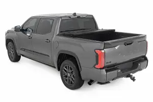 Rough Country - 49514551 | Rough Country Hard Tri-Fold Flip Up Bed Cover For Toyota Tundra 2WD/4WD | 5'7" Bed - Image 3
