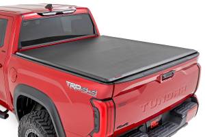 Rough Country - 42419650 | Rough Country Soft Roll Up Bed Cover For Toyota Tundra 2WD/4WD | 6'7" Bed - Image 3