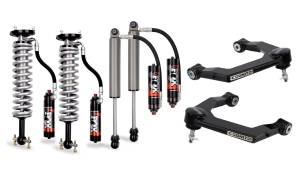 210-P1298 | Cognito 1 Inch Elite Ball Joint Leveling Kit with Fox 2.5 Elite Performance Shocks (Silverado 1500 Trail Boss & ZR2 2WD/4WD, Sierra 1500AT4 & ATX4 2WD/4WD)