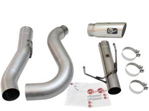 Afe - Advance Flow Engineering - 49-02051-1P | AFE Power ATLAS 5 IN Aluminized Steel DPF-Back Exhaust System w/Polished Tip (2013-2018 Ram 2500, 3500 Pickup L6-6.7L td) - Image 2