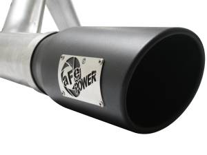 Afe - Advance Flow Engineering - 49-03041-B | AFE Power ATLAS 4 IN Aluminized Steel Cat-Back Exhaust System w/ Muffler & Black Tip (2011-2014 F150 Pickup V6-3.5L tt) - Image 2