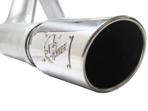 Afe - Advance Flow Engineering - 49-03041-P | AFE Power ATLAS 4 IN Aluminized Steel Cat-Back Exhaust System w/ Muffler & Polished Tip (2011-2014 F150 Pickup V6-3.5L tt) - Image 3