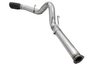 Afe - Advance Flow Engineering - 49-03064-B | AFE Power ATLAS 5 IN Aluminized Steel DPF-Back Exhaust System w/Black Tip (2015-2016 F250, F350 Super Duty V8-6.7L td) - Image 3