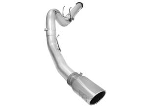 Afe - Advance Flow Engineering - 49-03064-P | AFE Power ATLAS 5 IN Aluminized Steel DPF-Back Exhaust System w/Polished Tip (2015-2016 F250, F350 Super Duty V8-6.7L td) - Image 2
