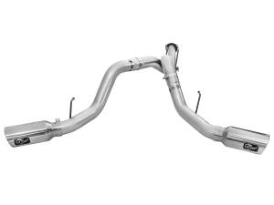 Afe - Advance Flow Engineering - 49-03065-P | AFE Power ATLAS 4 IN Aluminized Steel DPF-Back Exhaust System w/Polished Tip (2011-2014 F250, F350 Super Duty V8-6.7L td) - Image 2