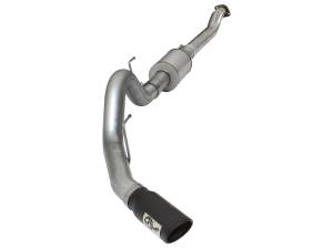 Afe - Advance Flow Engineering - 49-03069-B | AFE Power ATLAS 4 IN Aluminized Steel Cat-Back Exhaust System w/ Muffler & Black Tip (2015-2020 F150 Pickup V6-2.7L/3.5L tt) - Image 2