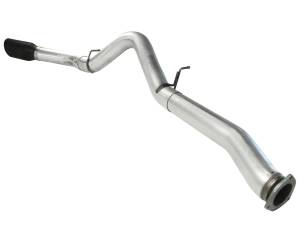 Afe - Advance Flow Engineering - 49-04040-B | AFE Power ATLAS 5 IN Aluminized Steel DPF-Back Exhaust System w/Black Tip (2007-2010 Silverado, Sierra 2500 HD, 3500 HD V8-6.6L td) - Image 3