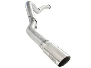 Afe - Advance Flow Engineering - 49-04040-P | AFE Power ATLAS 5 IN Aluminized Steel DPF-Back Exhaust System w/Polished Tip (2007-2010 Silverado, Sierra 2500 HD, 3500 HD V8-6.6L td) - Image 2