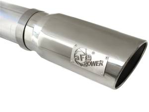 Afe - Advance Flow Engineering - 49-04040-P | AFE Power ATLAS 5 IN Aluminized Steel DPF-Back Exhaust System w/Polished Tip (2007-2010 Silverado, Sierra 2500 HD, 3500 HD V8-6.6L td) - Image 4