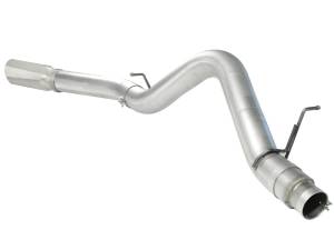 Afe - Advance Flow Engineering - 49-04041-P | AFE Power ATLAS 5 IN Aluminized Steel DPF-Back Exhaust System w/Polished Tip (2011-2016 Silverado, Sierra 2500 HD, 3500 HD V8-6.6L td) - Image 2