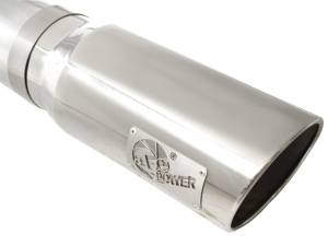 Afe - Advance Flow Engineering - 49-04041-P | AFE Power ATLAS 5 IN Aluminized Steel DPF-Back Exhaust System w/Polished Tip (2011-2016 Silverado, Sierra 2500 HD, 3500 HD V8-6.6L td) - Image 4