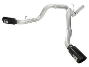 Afe - Advance Flow Engineering - 49-04043-B | AFE Power ATLAS 4 IN Aluminized Steel DPF-Back Exhaust System w/Black Tip (2011-2016 Silverado, Sierra 2500 HD, 3500 HD V8-6.6L td) - Image 3