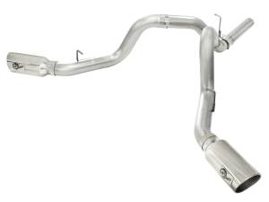 Afe - Advance Flow Engineering - 49-04043-P | AFE Power ATLAS 4 IN Aluminized Steel DPF-Back Exhaust System w/Polished Tip (2011-2016 Silverado, Sierra 2500 HD, 3500 HD V8-6.6L td) - Image 2