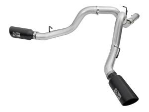 Afe - Advance Flow Engineering - 49-04080-B | AFE Power ATLAS 4 IN Aluminized Steel DPF-Back Exhaust System w/Black Tip (2016-2016 Silverado, Sierra 2500 HD, 3500 HD V8-6.6L td) - Image 2