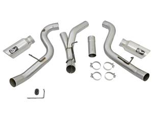 Afe - Advance Flow Engineering - 49-04080-P | AFE Power ATLAS 4 IN Aluminized Steel DPF-Back Exhaust System w/Polished Tip (2016-2016 Silverado, Sierra 2500 HD, 3500 HD V8-6.6L td) - Image 3