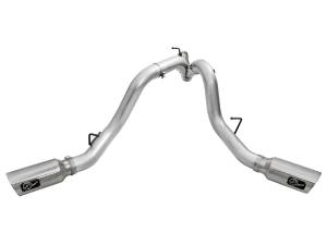 Afe - Advance Flow Engineering - 49-04080-P | AFE Power ATLAS 4 IN Aluminized Steel DPF-Back Exhaust System w/Polished Tip (2016-2016 Silverado, Sierra 2500 HD, 3500 HD V8-6.6L td) - Image 2
