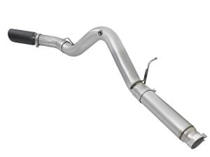 Afe - Advance Flow Engineering - 49-04081-B | AFE Power ATLAS 5 IN Aluminized Steel DPF-Back Exhaust System w/Black Tip (2016-2016 Silverado, Sierra 2500 HD, 3500 HD V8-6.6L td) - Image 2