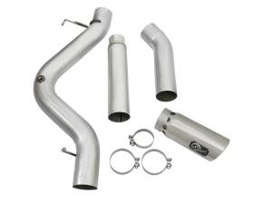 Afe - Advance Flow Engineering - 49-04081-P | AFE Power ATLAS 5 IN Aluminized Steel DPF-Back Exhaust System w/Polished Tip (2016-2016 Silverado, Sierra 2500 HD, 3500 HD V8-6.6L td) - Image 3
