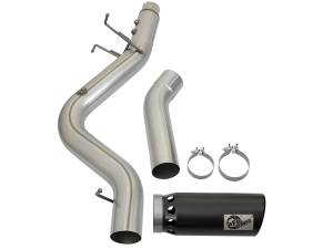 Afe - Advance Flow Engineering - 49-04085-B | AFE Power ATLAS 4 IN Aluminized Steel DPF-Back Exhaust System w/Black Tip (2017-2019 Silverado, Sierra 2500 HD, 3500 HD V8-6.6L td) - Image 4