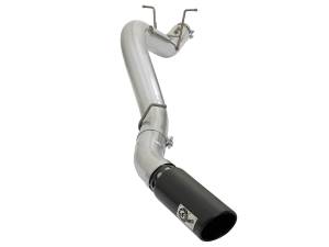 Afe - Advance Flow Engineering - 49-04085-B | AFE Power ATLAS 4 IN Aluminized Steel DPF-Back Exhaust System w/Black Tip (2017-2019 Silverado, Sierra 2500 HD, 3500 HD V8-6.6L td) - Image 3