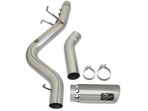 Afe - Advance Flow Engineering - 49-04085-P | AFE Power ATLAS 4 IN Aluminized Steel DPF-Back Exhaust System w/ Polished Tip (2017-2019 Silverado, Sierra 2500 HD, 3500 HD V8-6.6L td) - Image 3
