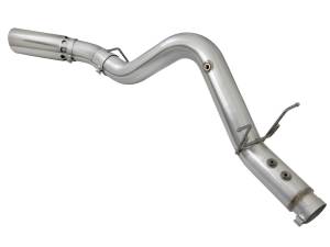 Afe - Advance Flow Engineering - 49-04085-P | AFE Power ATLAS 4 IN Aluminized Steel DPF-Back Exhaust System w/ Polished Tip (2017-2019 Silverado, Sierra 2500 HD, 3500 HD V8-6.6L td) - Image 2